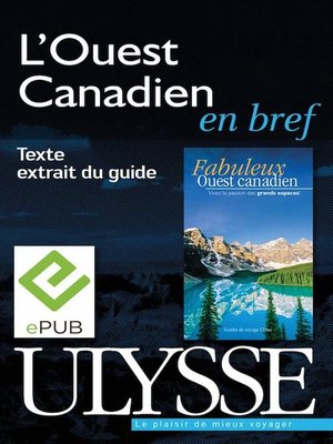 cover image of L'Ouest Canadien en bref
